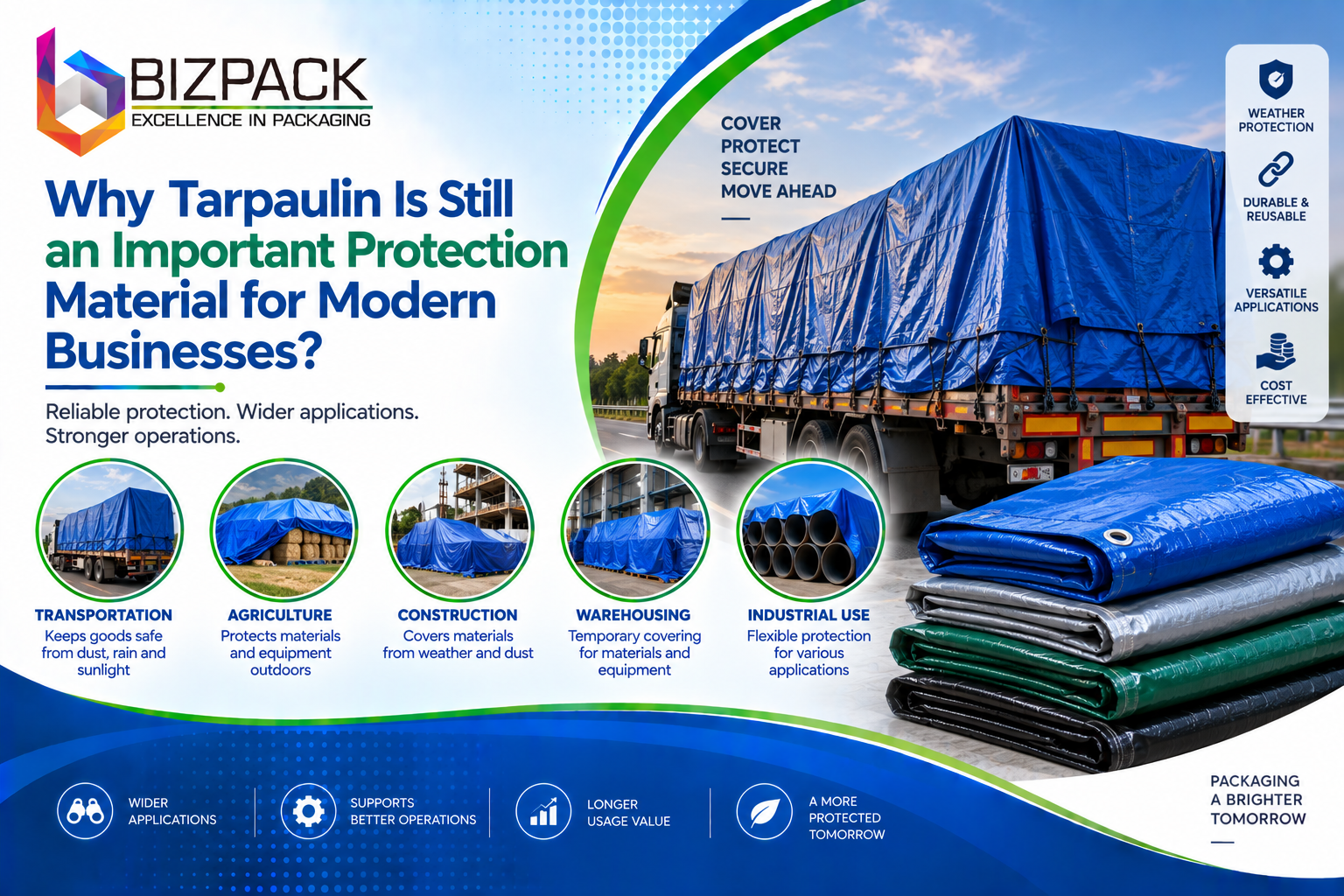 Why Tarpaulin Is Still an Important Protection Material for Modern Businesses?